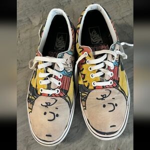 Vans X Peanuts Charlie Brown Snoopy & The Gang Snoopy Era Sneakers Size M.10